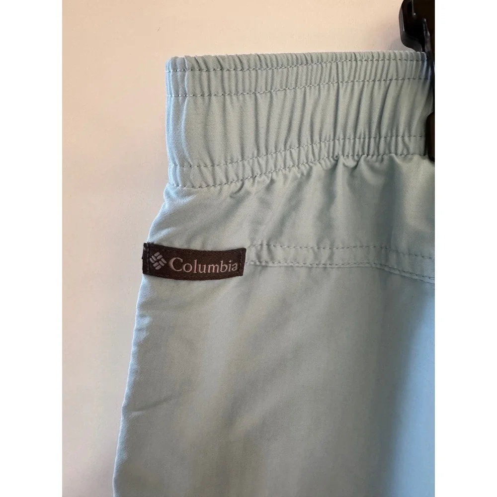 Columbia Sportswear Mens Swim Trunks Blue Nylon Mesh Pockets AL4573 Large 5